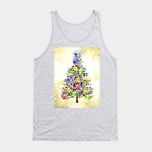 US Cities Christmas Tree Tank Top